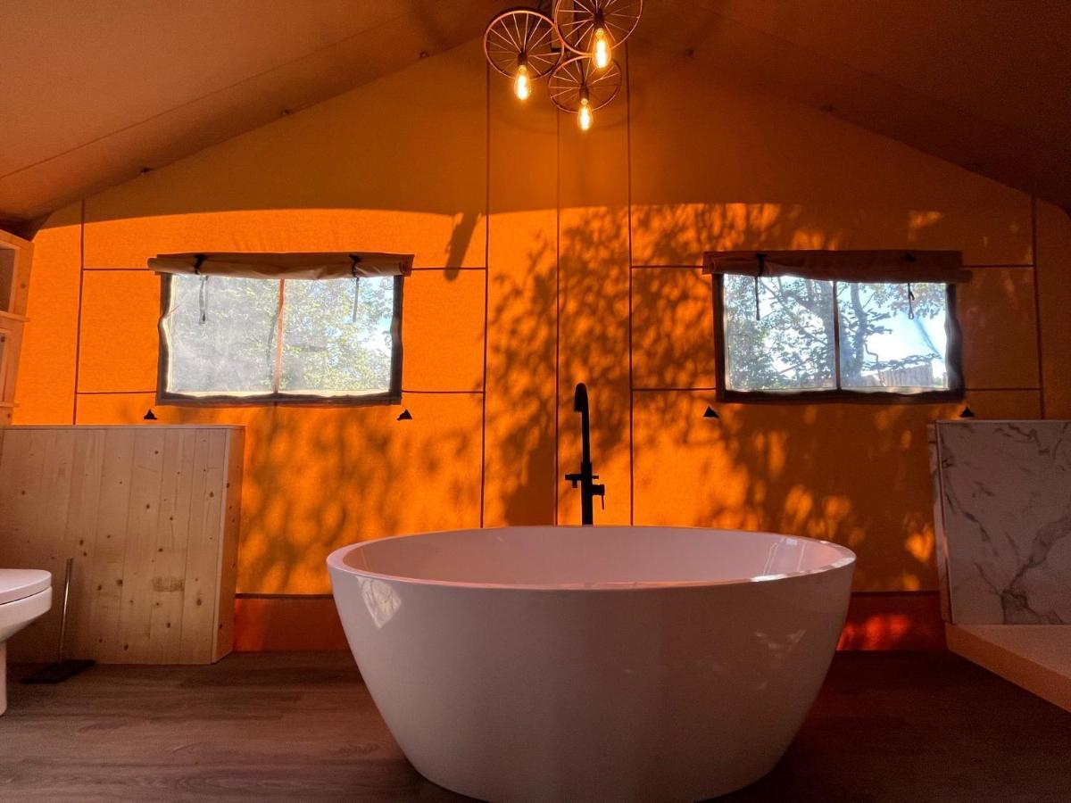 Aladdin Safari Tent Tenby Luaran gambar